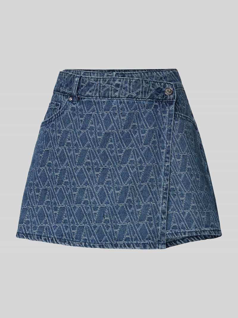 Armani Exchange Jeansrok in wikkellook