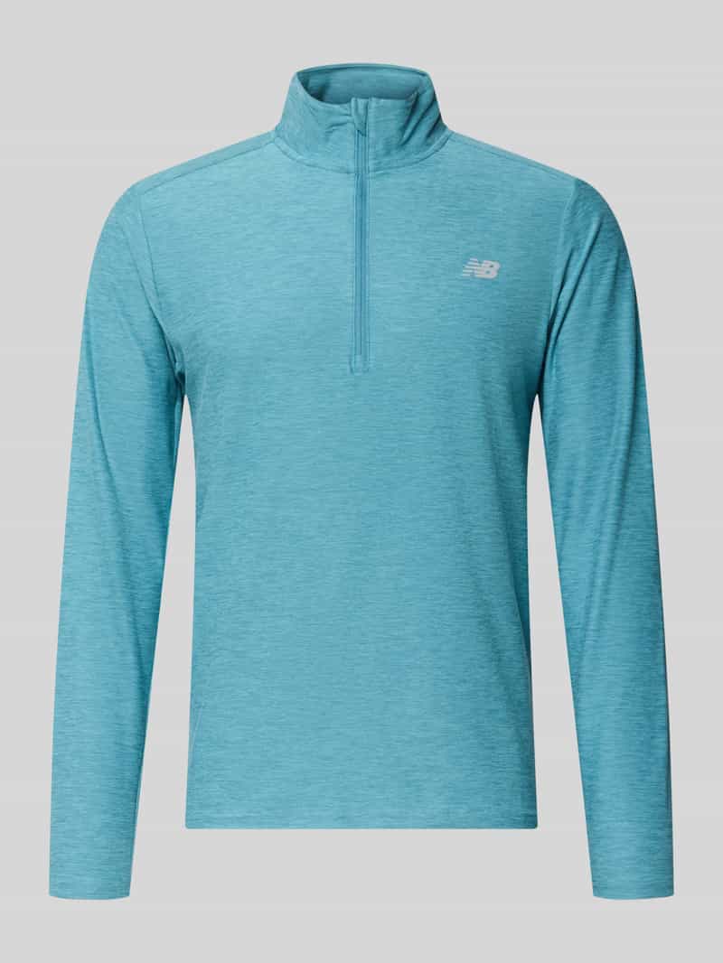 regular fit sweatshirt met schipperskraag