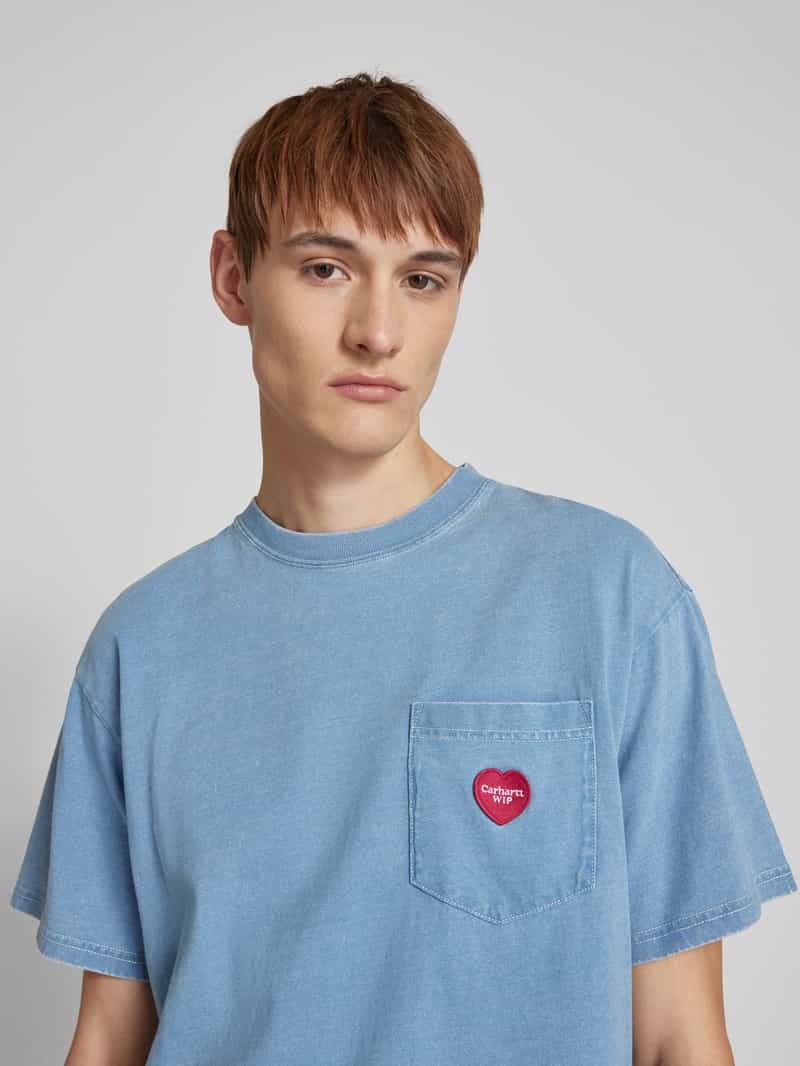 Carhartt Work In Progress T-shirt met borstzak model 'INGO'