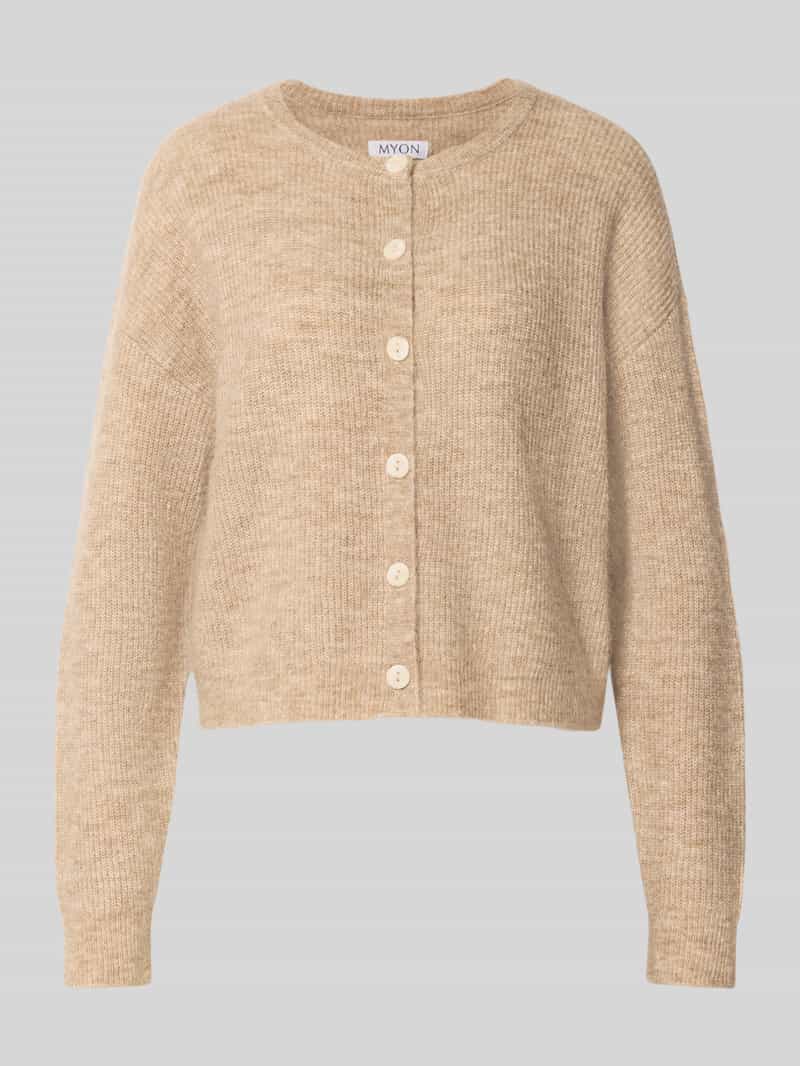 Regular fit cardigan met wol