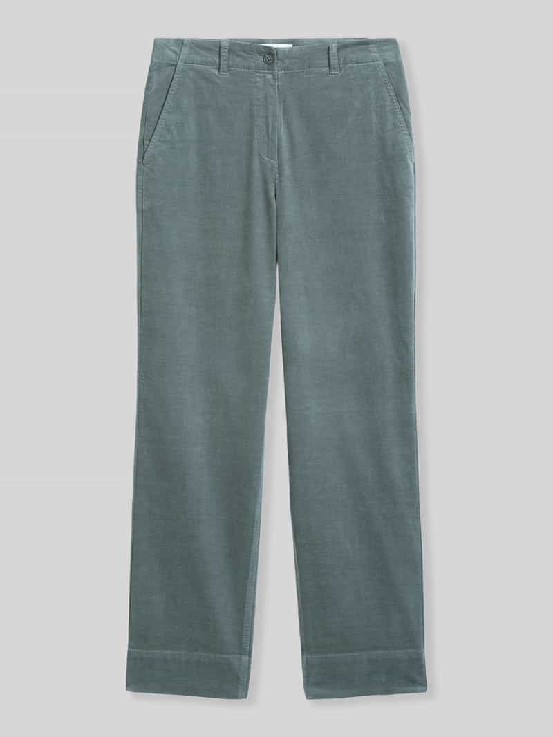 Marc O'Polo straight fit corduroy broek van katoenmix model 'LANDE WIDE'
