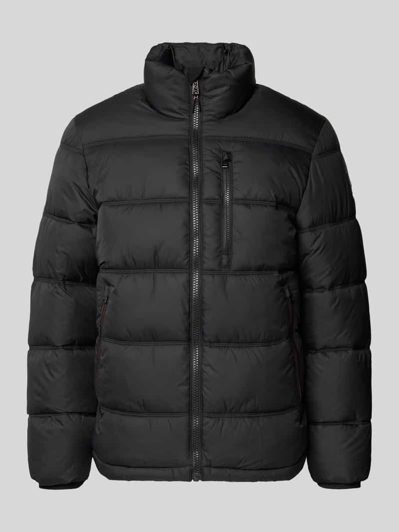 Tom Tailor Regular fit gewatteerd jack met opstaande kraag