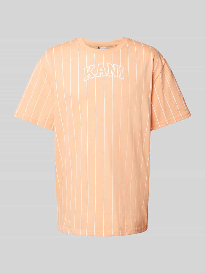 Karl Kani T-shirt met krijtstreep