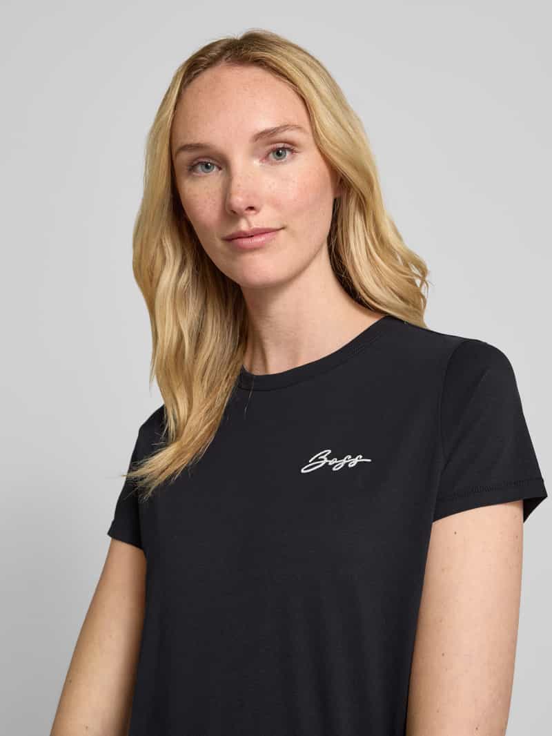 Boss Orange T-shirt met ronde hals model 'Elogo'