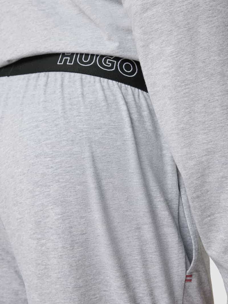 HUGO Sweatpants met labelstitching model 'Unite'