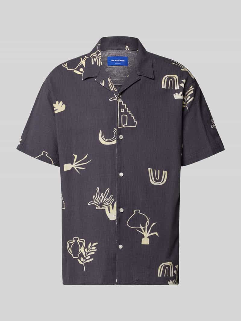 jack & jones Regular fit vrijetijdsoverhemd met resortkraag model 'LUKE'