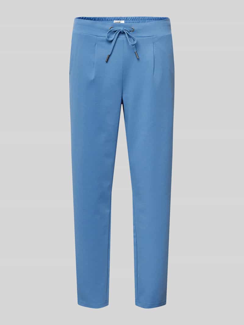 b.Young Tapered fit broek met bandplooien model 'RIZET'