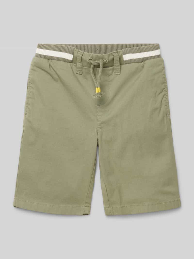 s.Oliver RED LABEL Regular fit bermuda van katoenmix model 'PELLE'