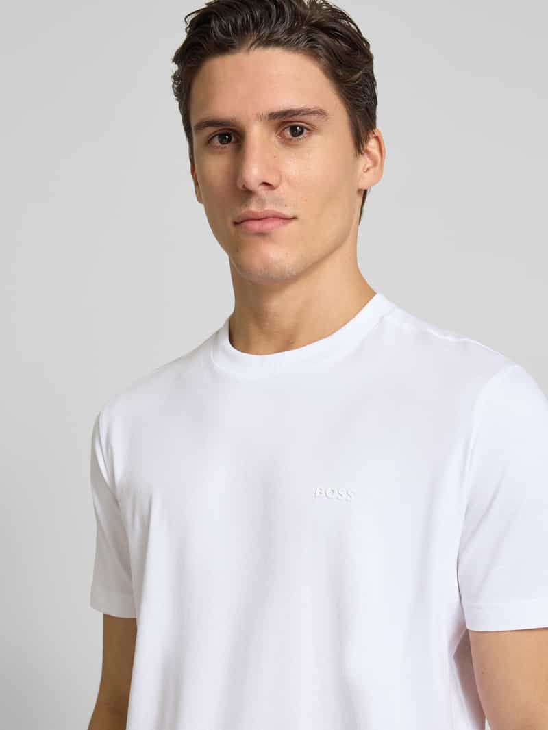 BOSS Green T-shirt met labelprint