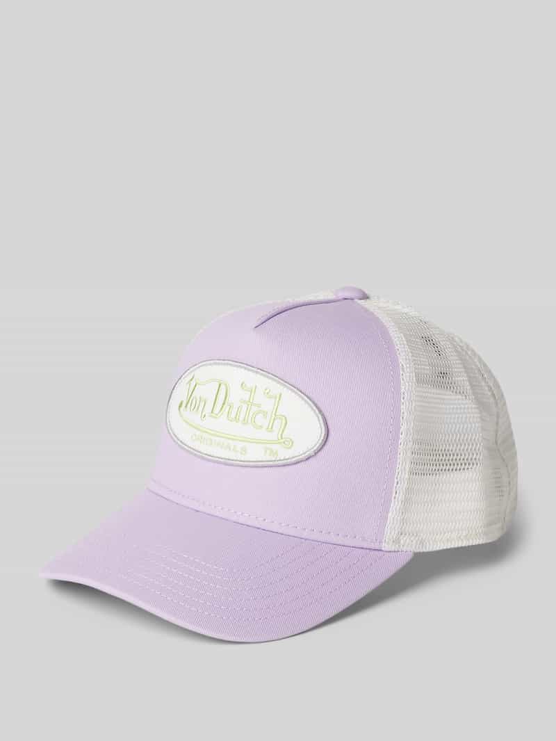 Von Dutch Trucker-pet met labelpatch model 'BOSTON'