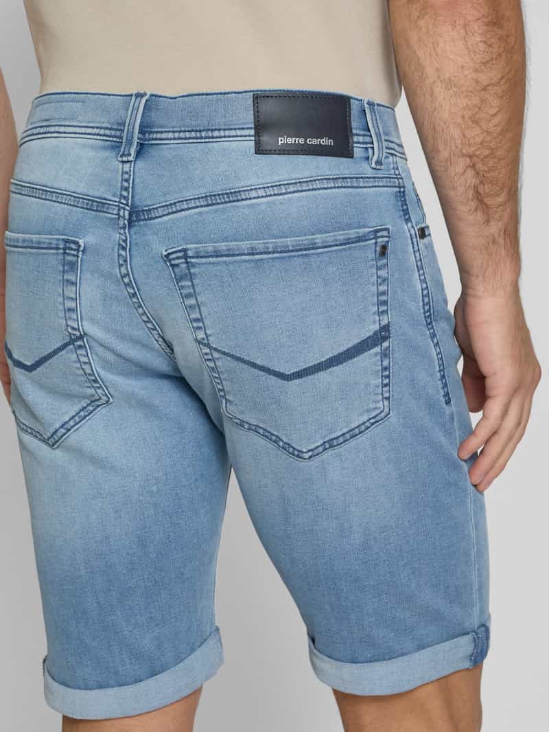 Pierre Cardin Korte jeans met steekzakken model 'Sisteron'