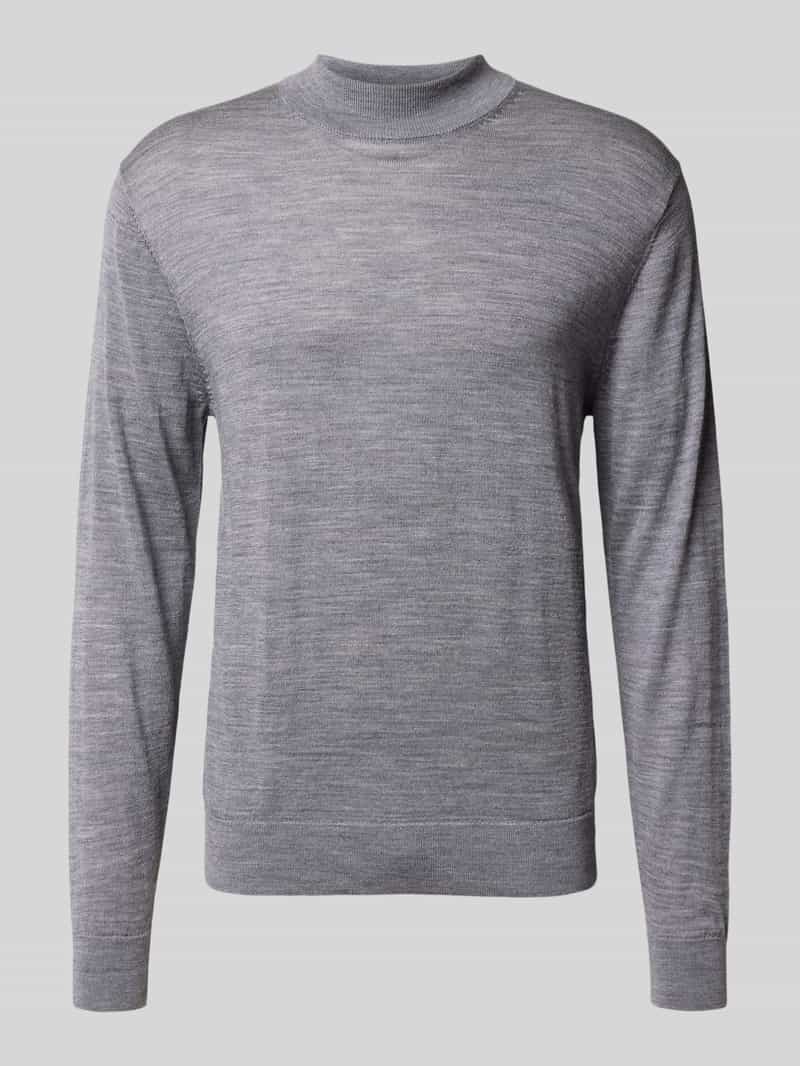 Manuel Ritz Gebreide pullover met ribboorden