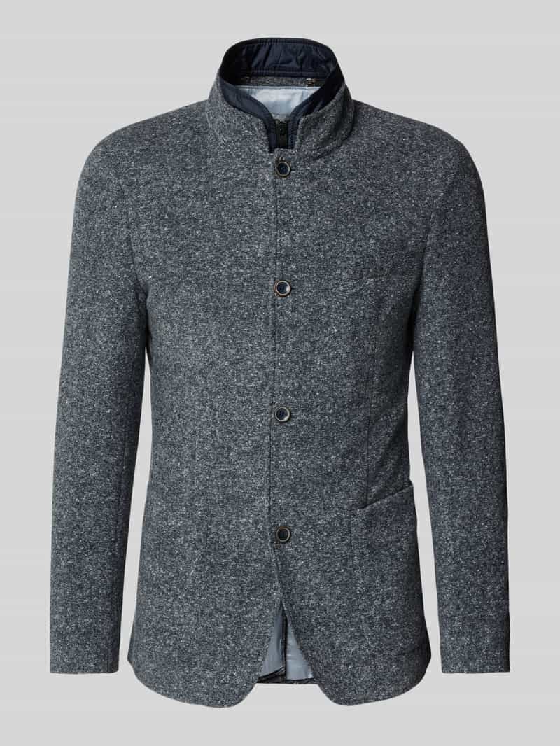 Roy Robson Slim fit colbert met opstaande kraag en borstzak