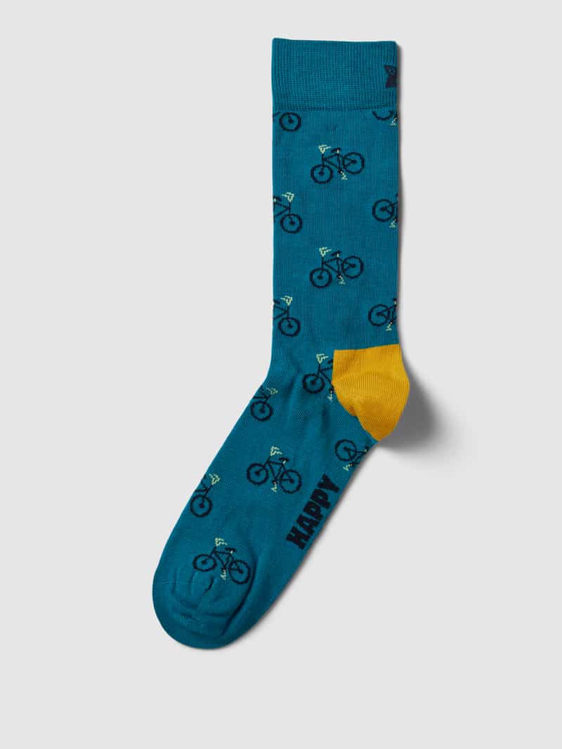 Happy Socks Sokken met all-over motief model 'Bike'