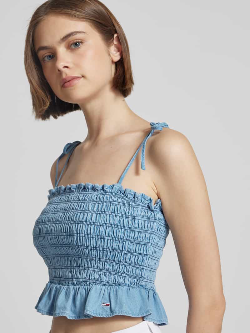 Tommy Jeans Slim fit top van puur katoen