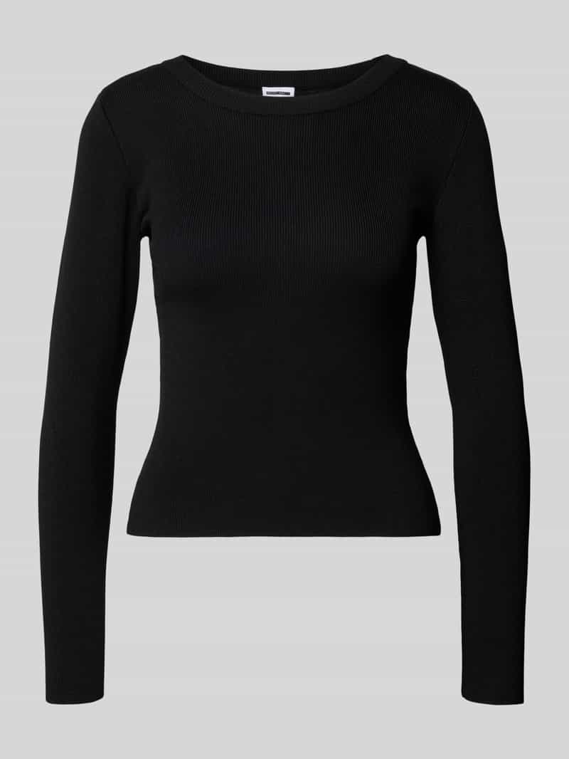 Noisy may Gebreide trui NMJAZ L/S O-NECK KNIT FWD NOOS