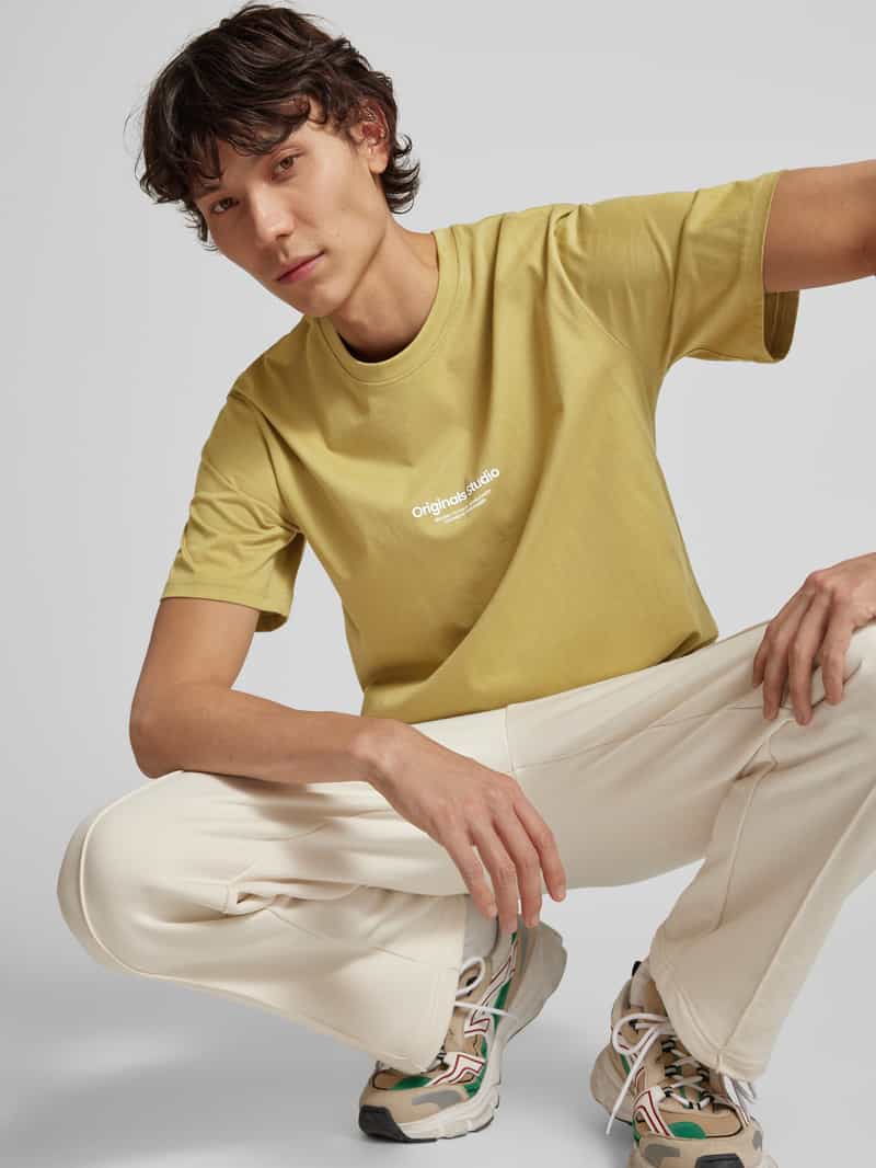 jack & jones T-shirt met labelprint model 'VESTERBRO'