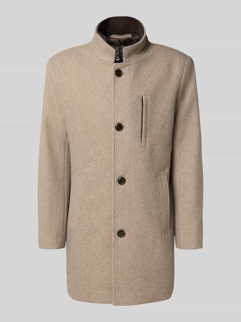 Roy Robson Lange jas in 2-in-1-look met opstaande kraag