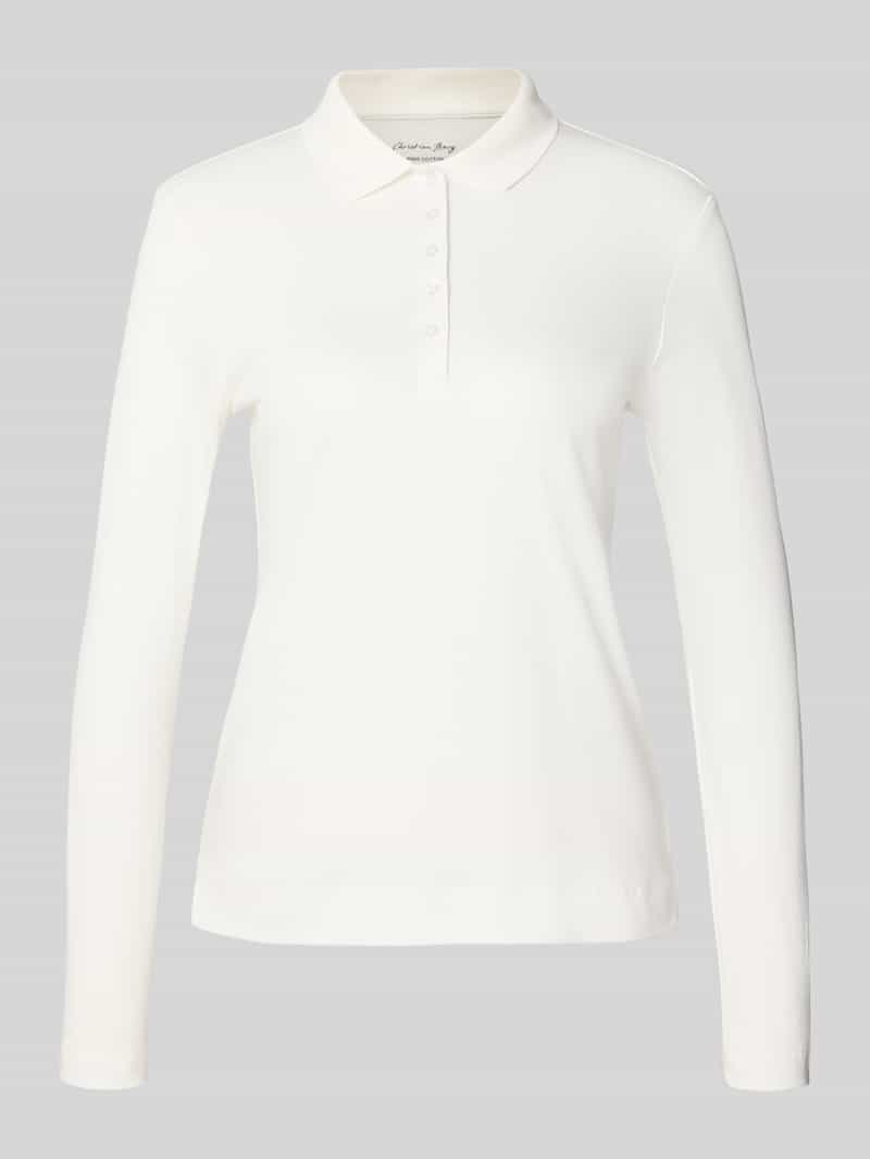 Christian Berg Woman Regular fit poloshirt met knoopsluiting