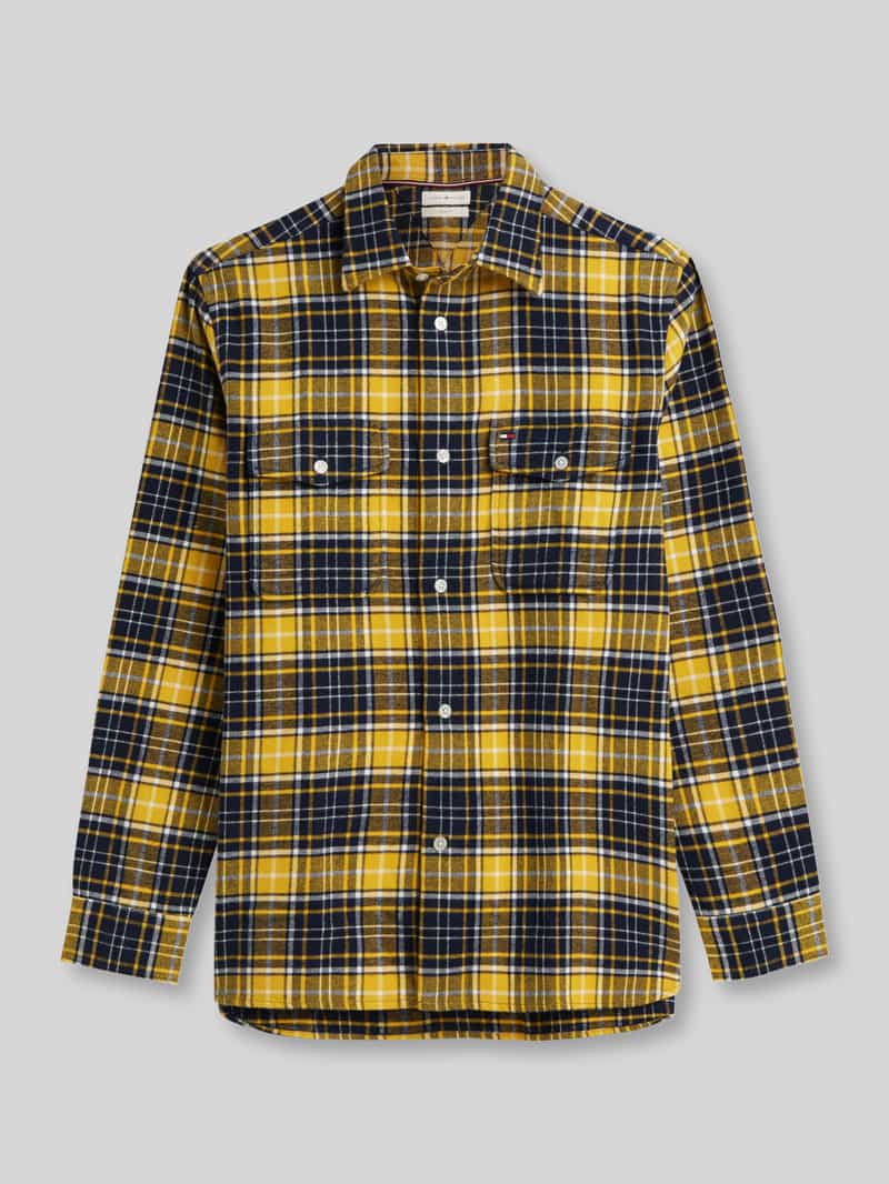 Tommy Hilfiger Regular fit vrijetijdsoverhemd van puur katoen
