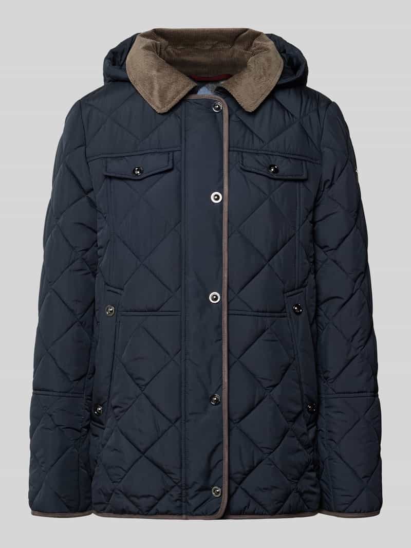 Gil Bret relaxed fit gewatteerd jack met afneembare capuchon