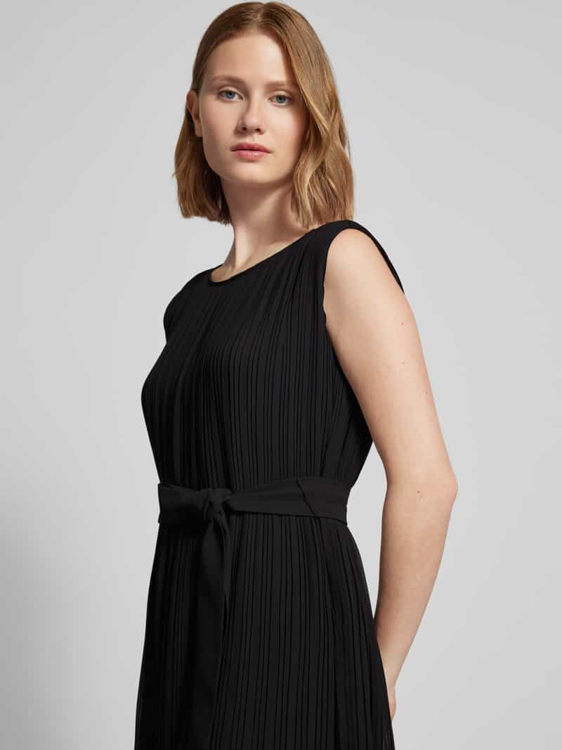 Christian Berg Woman Selection Knielange jurk met plissévouwen