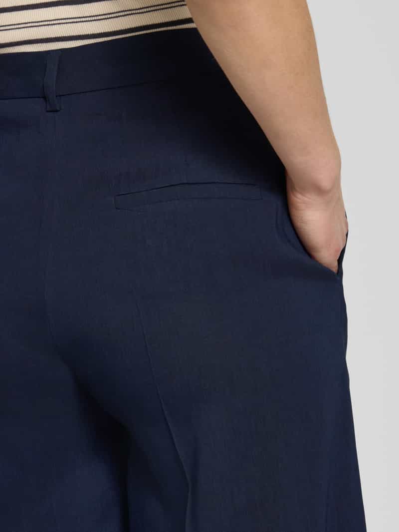 SEDUCTIVE Linnen broek met persplooien model 'SHILOH'
