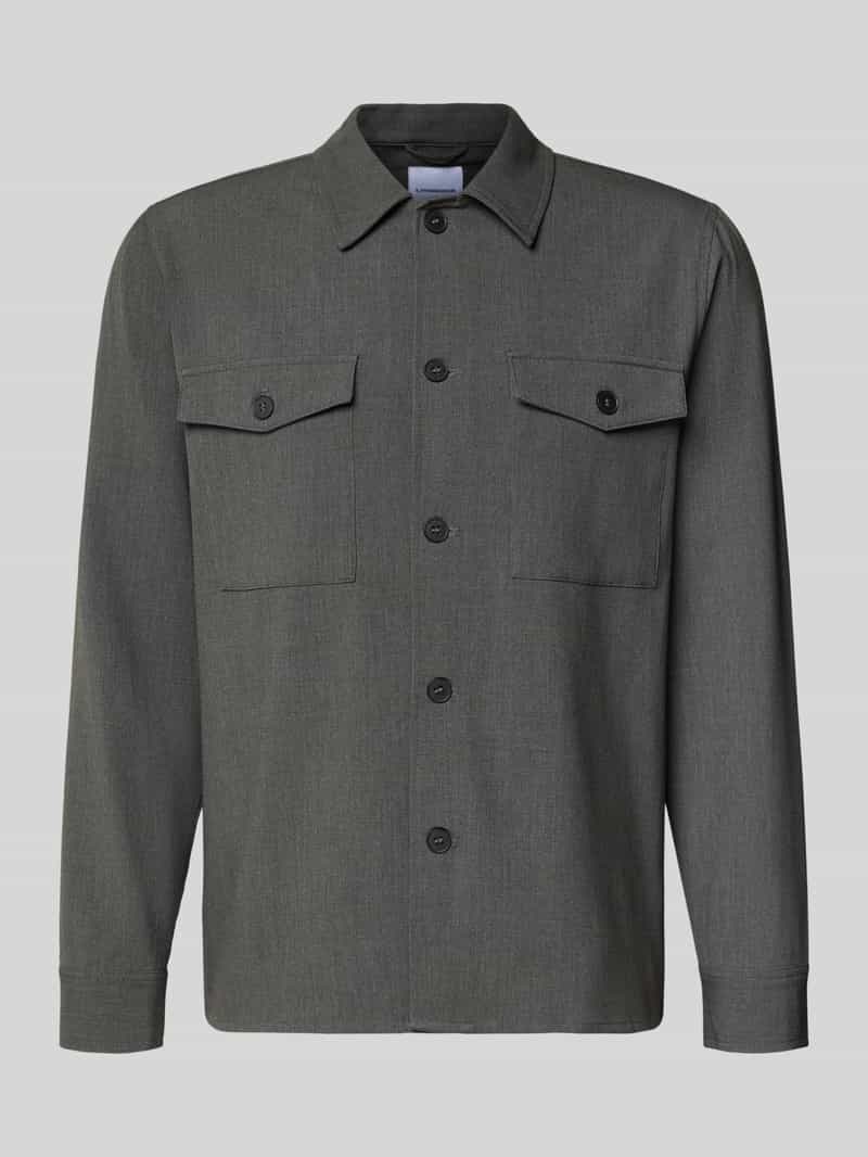 lindbergh Overhemdjack met knoopsluiting