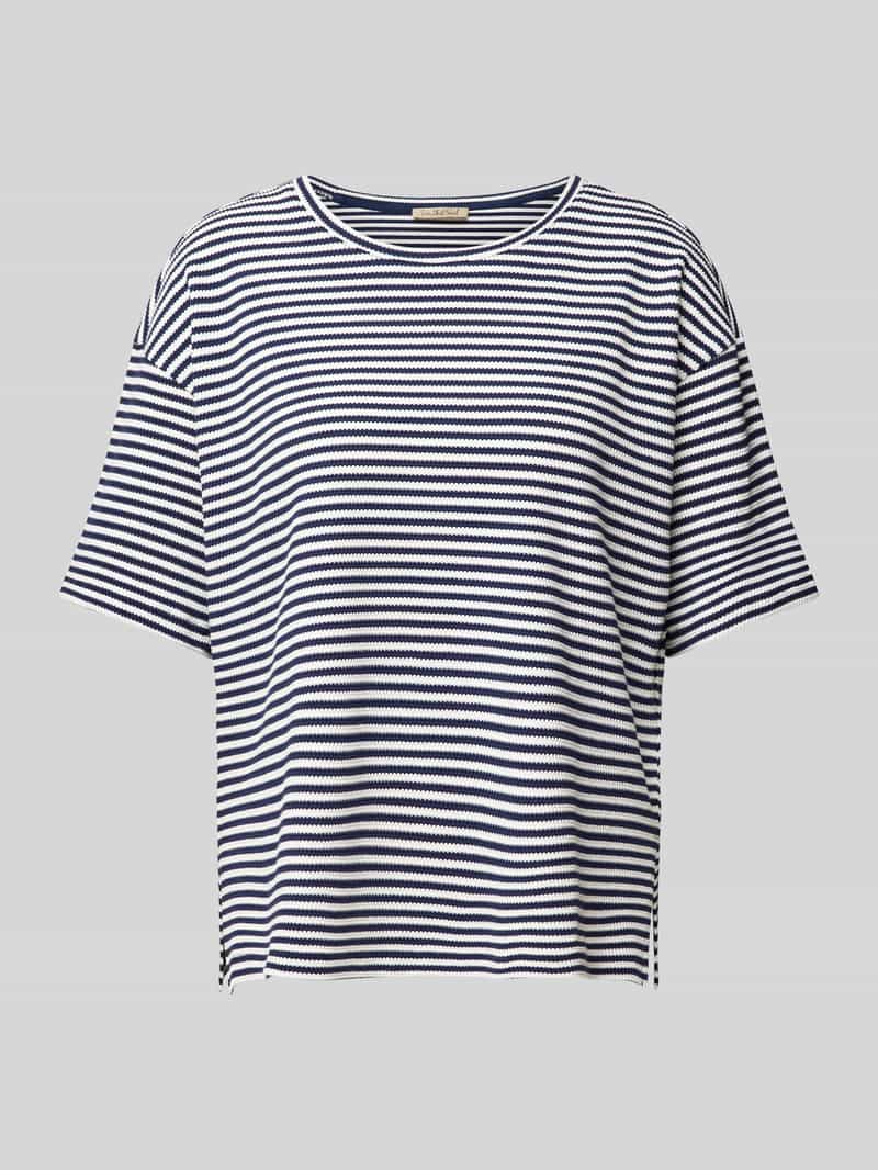 Smith and Soul T-shirt met streepmotief