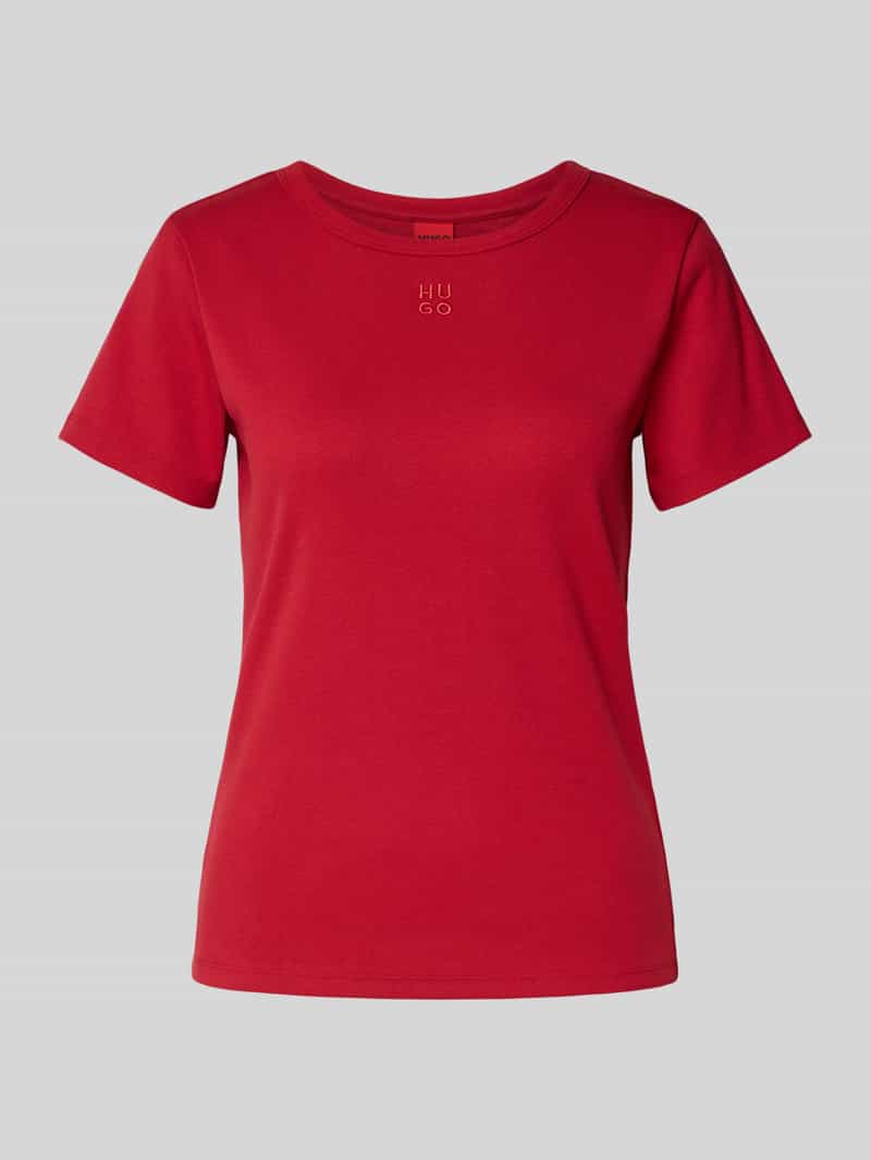 HUGO Regular fit shirt met lange mouwen van katoenmix model 'DAFILOMENA'