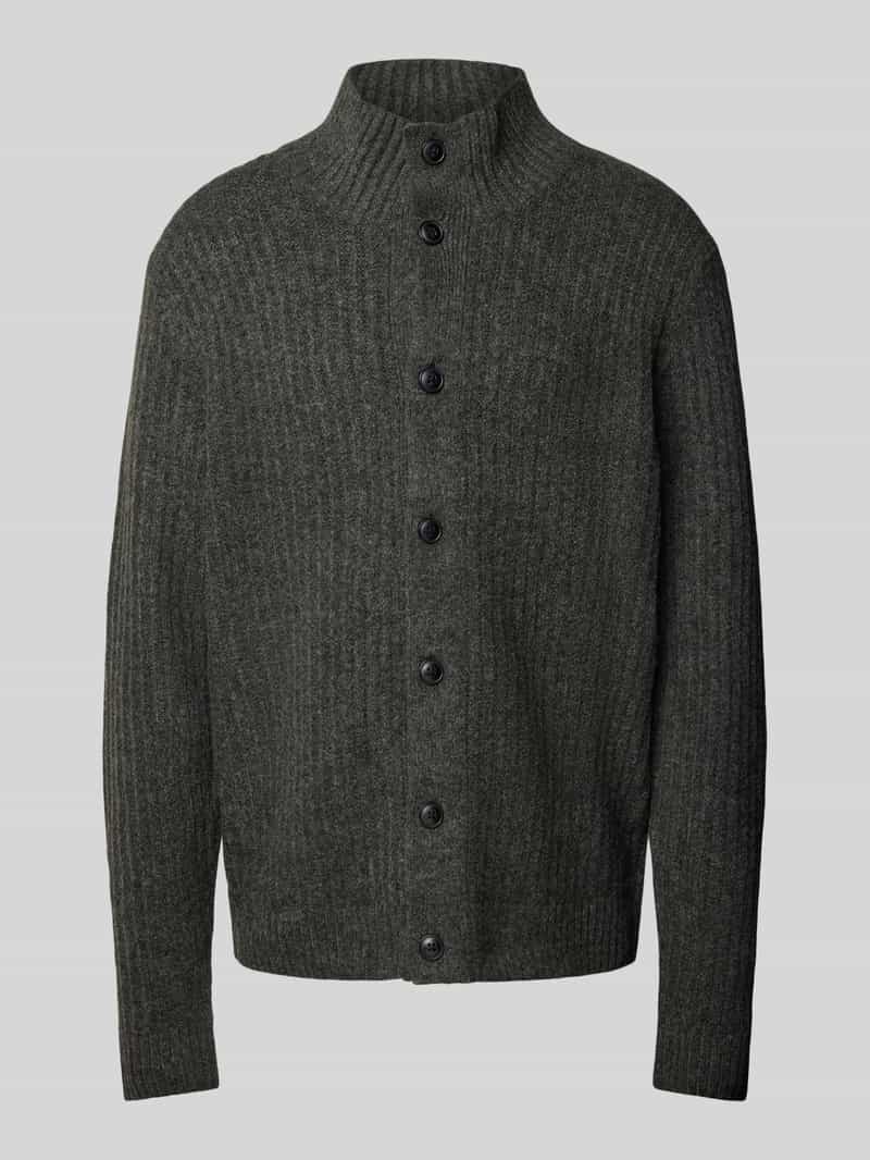 Jack & Jones Premium Gebreid jack met opstaande kraag model 'HOWELL'
