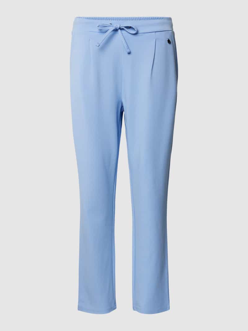 Fransa Stretch fit stoffen broek met bandplooien model 'ZASTRETCH 1'