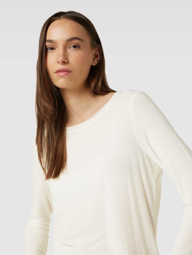 Smith and Soul Shirt met lange mouwen en labeldetail