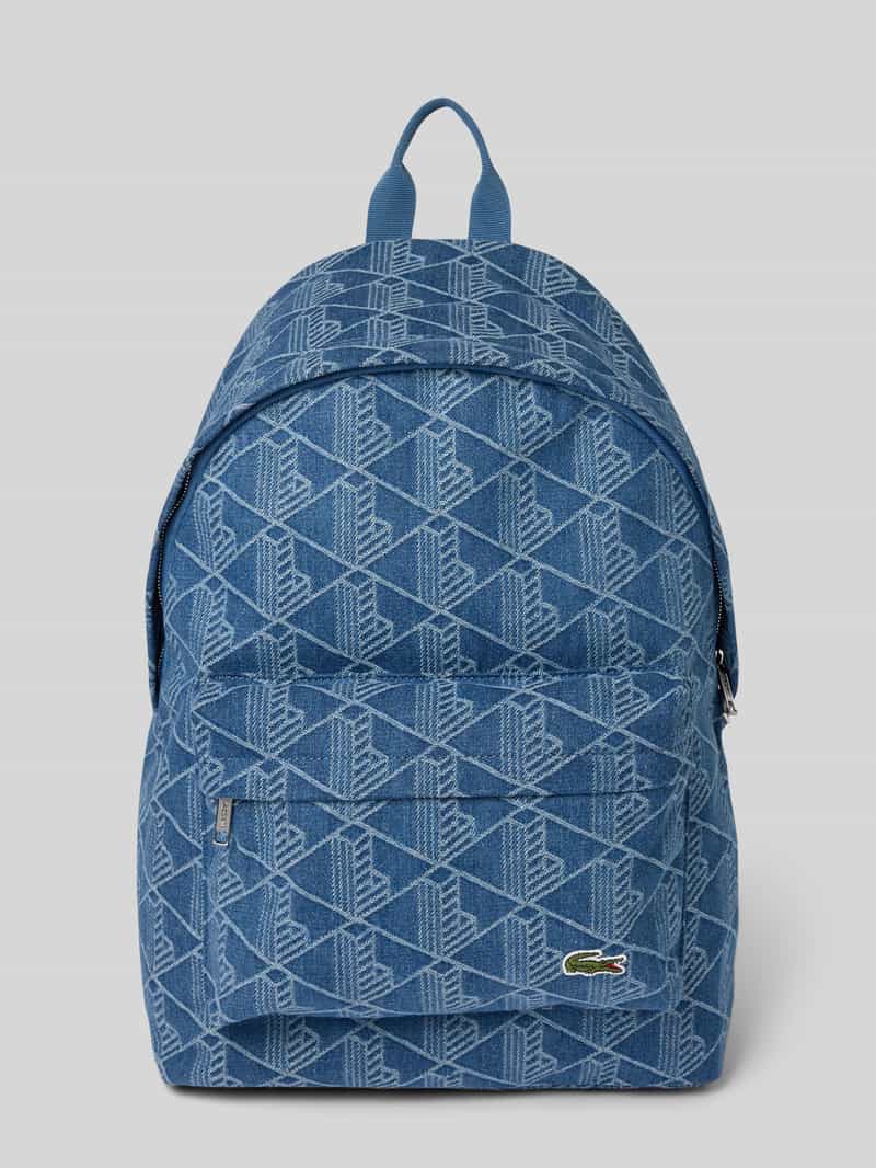 Lacoste Rugzak in denimlook
