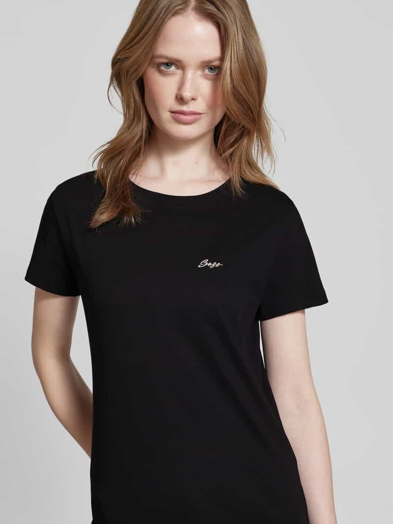 Boss Orange T-shirt met labelstitching model 'Esogo'
