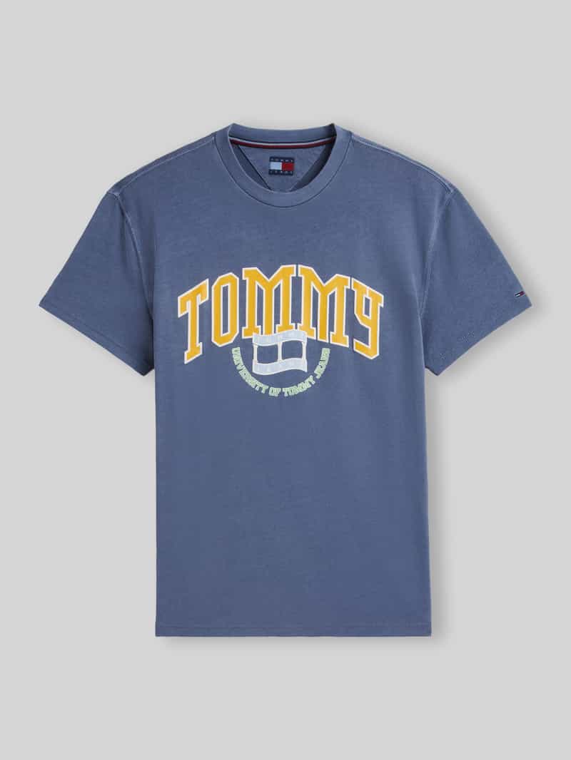 Regular fit t-shirt met grote logoprint