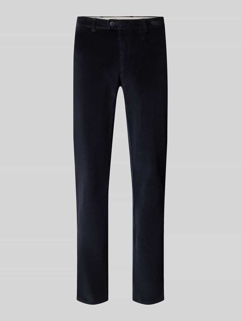 Brax Heren Chino  Style FABIO NAVY, donkerblauw, maat 34/32