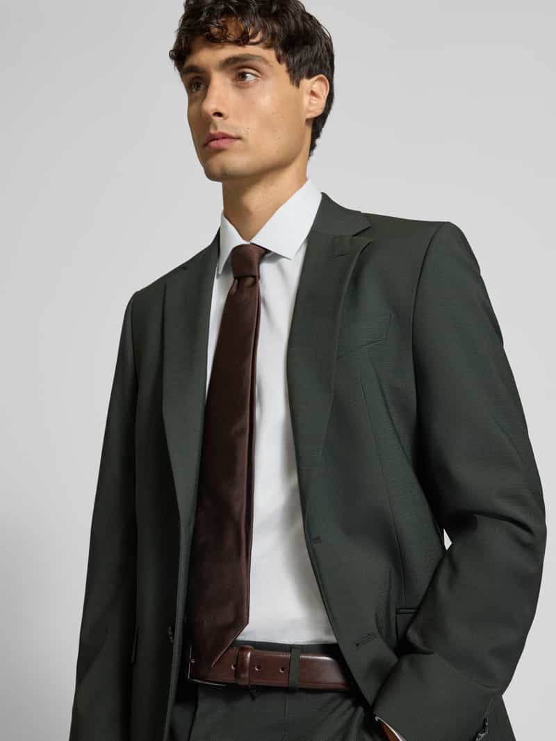 Jake*s Slim fit zakelijk overhemd met kentkraag