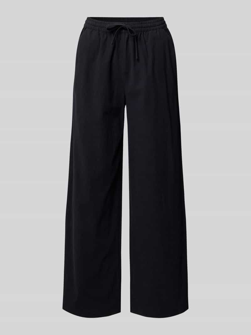 Soyaconcept Wide leg stoffen broek met verkort model 'CISSIE'