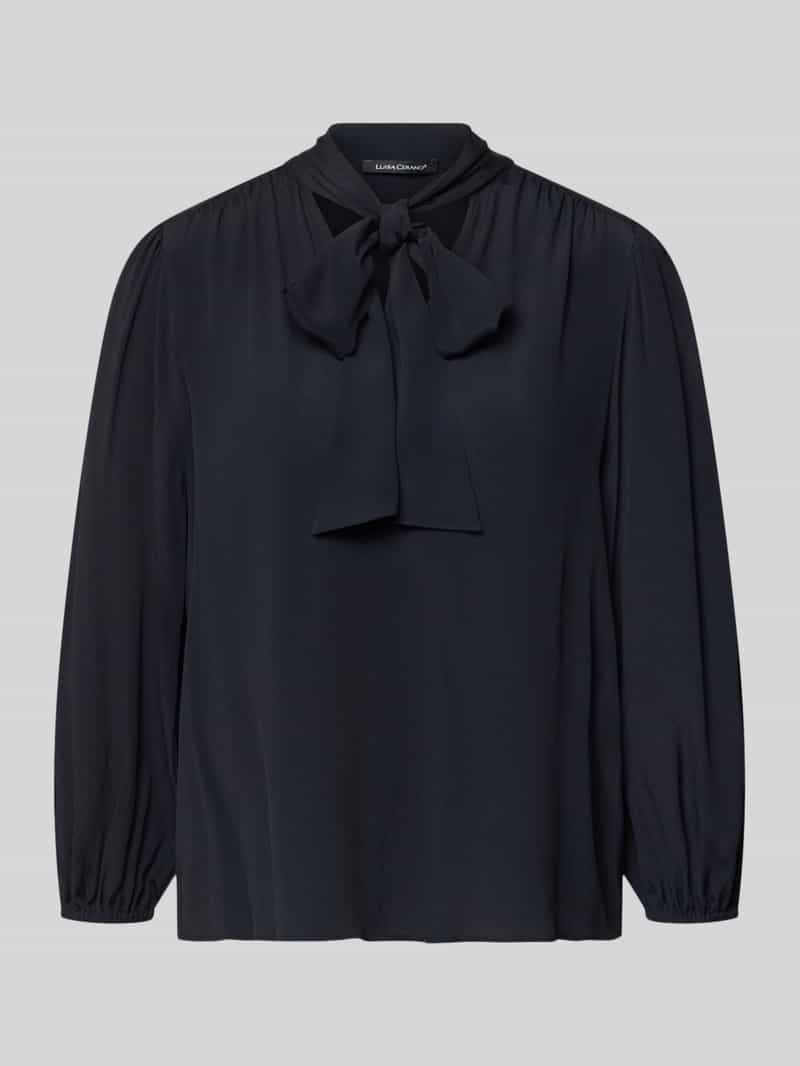 LUISA CERANO relaxed fit blouse met zijde-aandeel