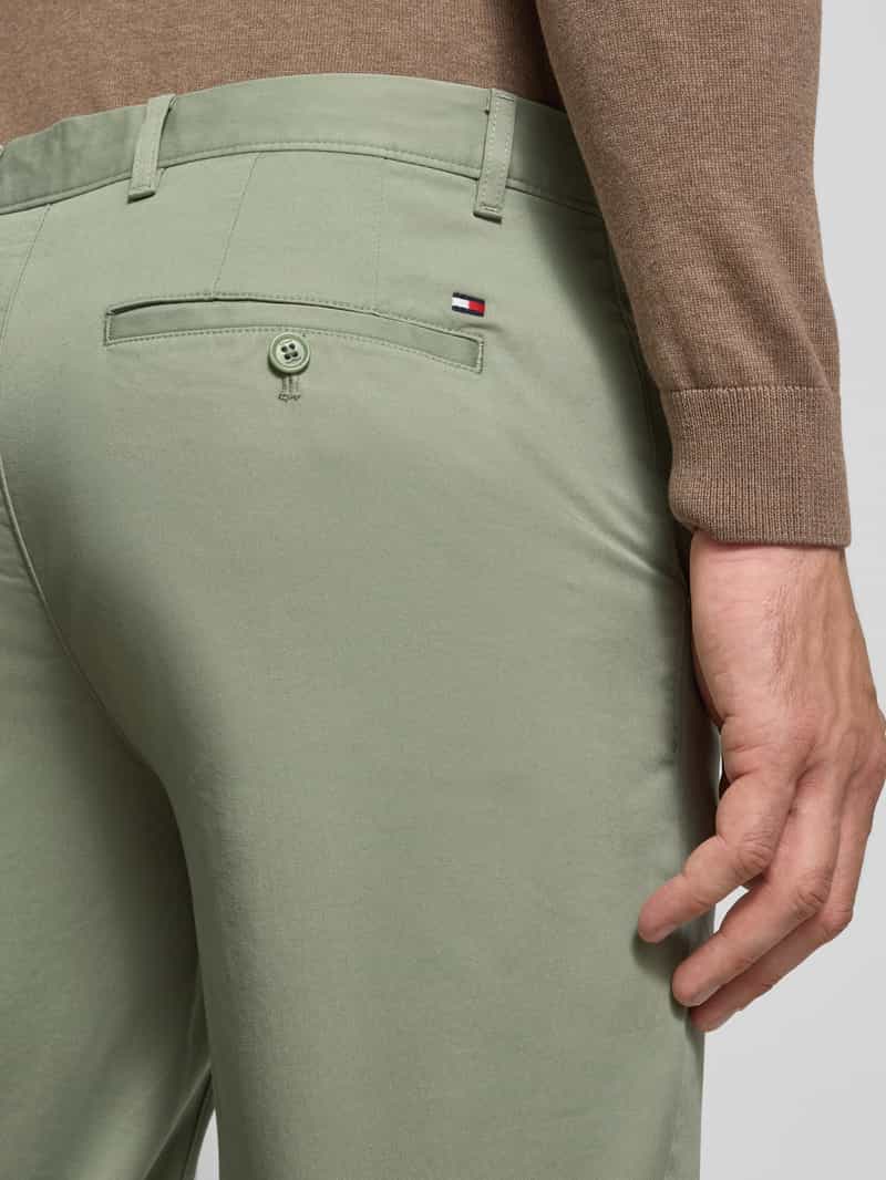 Tommy Hilfiger Straight leg chino van katoenmix model 'DENTON'