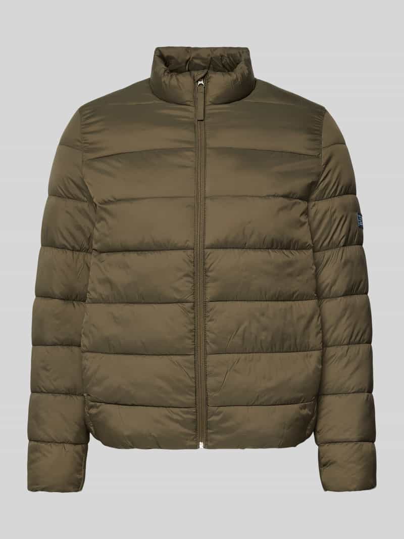 Pepe Jeans Regular fit gewatteerd jack met opstaande kraag