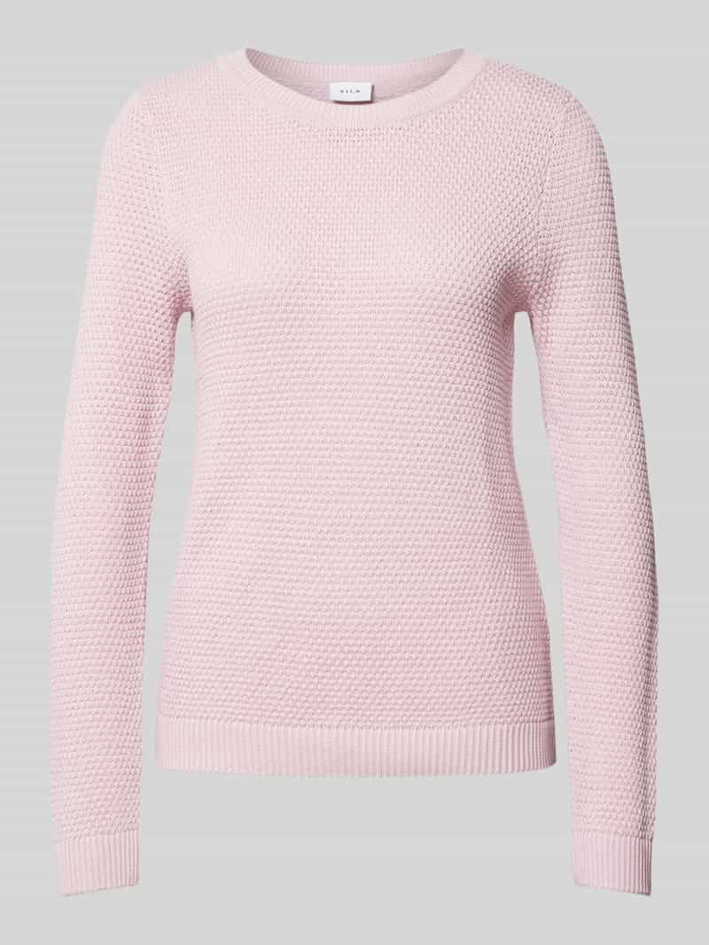 Vila Gebreide pullover met ronde hals, model 'Vidalo'