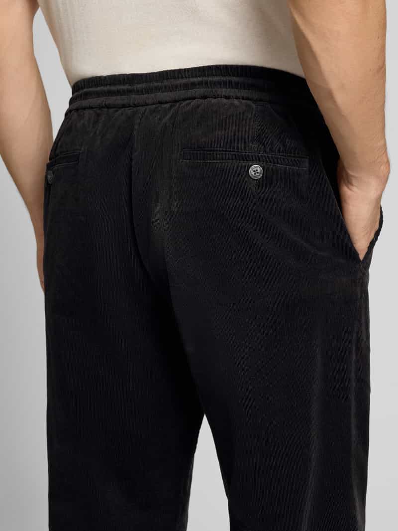 MCNEAL Regular fit corduroy broek met tunnelkoord
