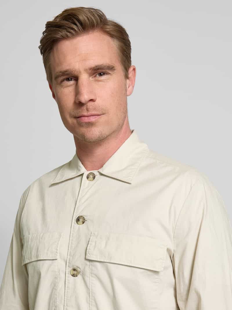 Marc O'Polo Comfort fit overshirt met katoen