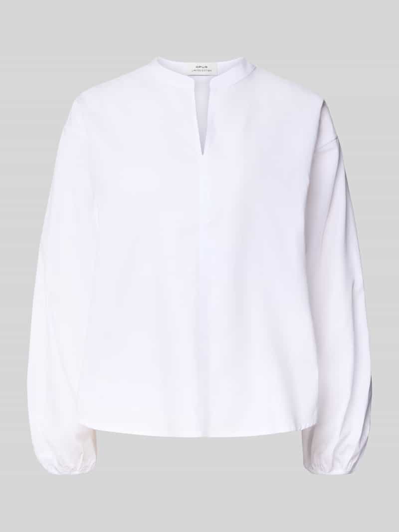 Opus Regular fit blouse met tuniekkraag model 'Flandi'