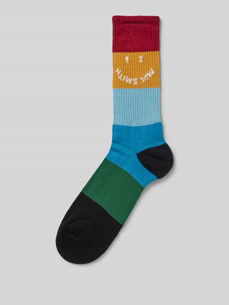 Paul Smith Sokken met logodetail model 'IVANO HAPPY'
