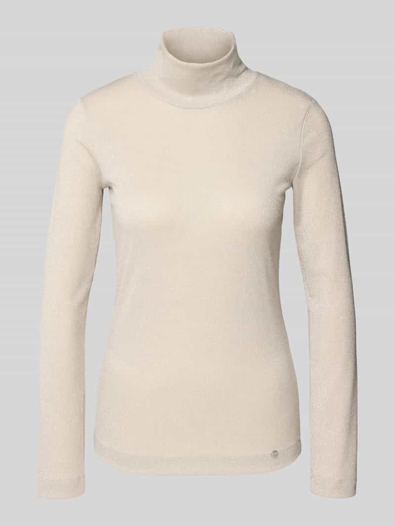 Marc Cain Shirt met lange mouwen en opstaande kraag
