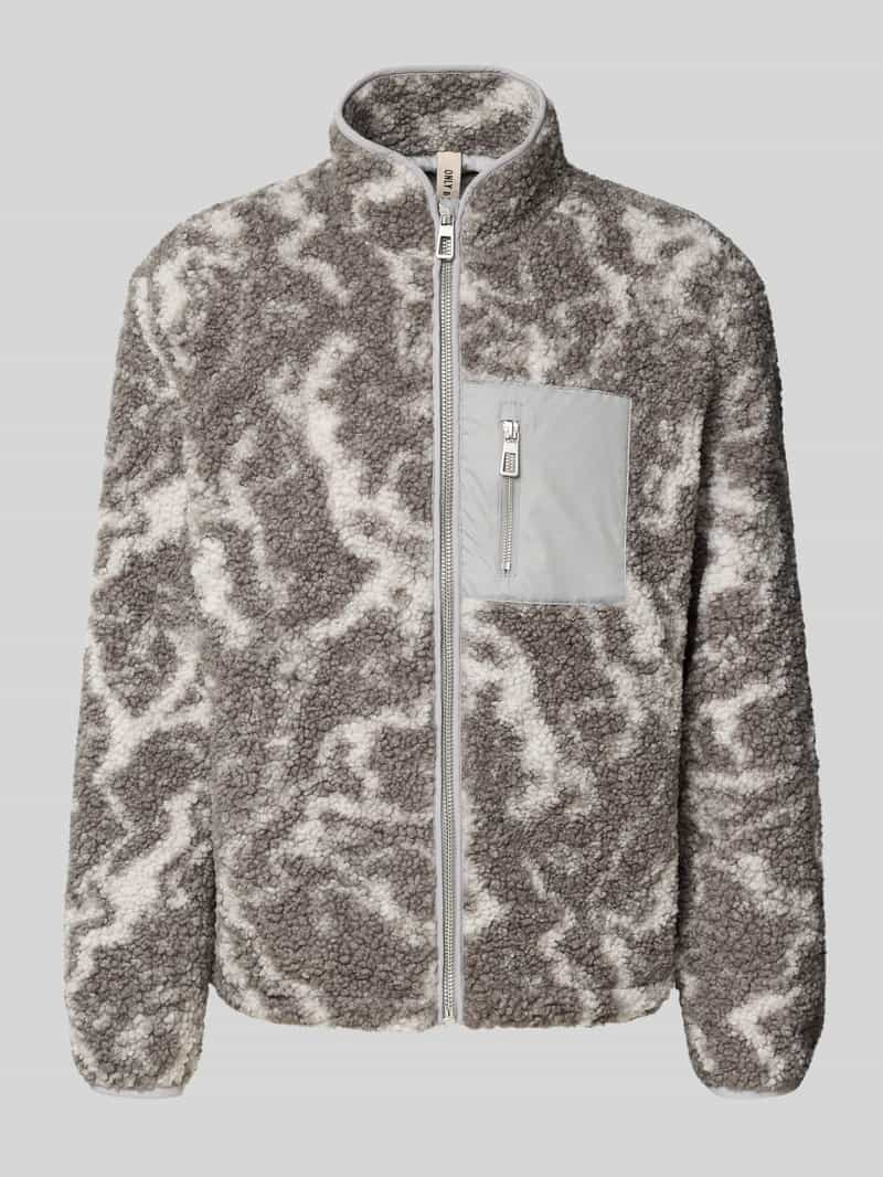 Only & Sons Regular fit jack van teddybont met all-over motief model 'JAIMY'