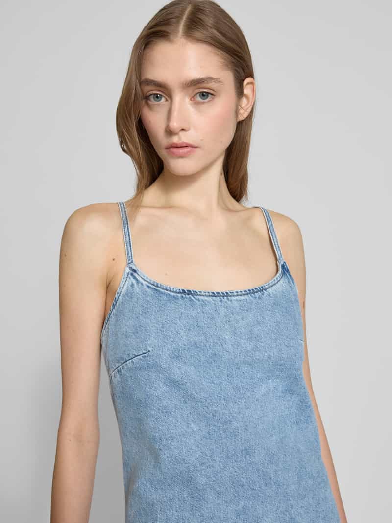 Calvin Klein Jeans Jeansjurk met verstelbare bandjes. model 'ICONIC'